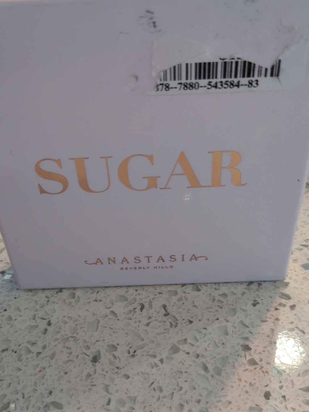 Anastasia Beverly Hills Sugar Face Jar - White & Gold Lettering
